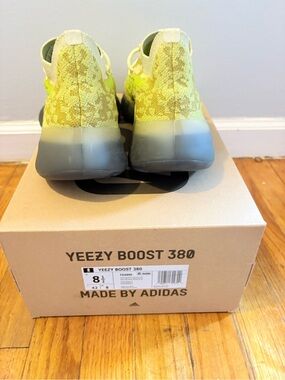 adidas Yeezy Boost 380 Yellow Green Sneakers